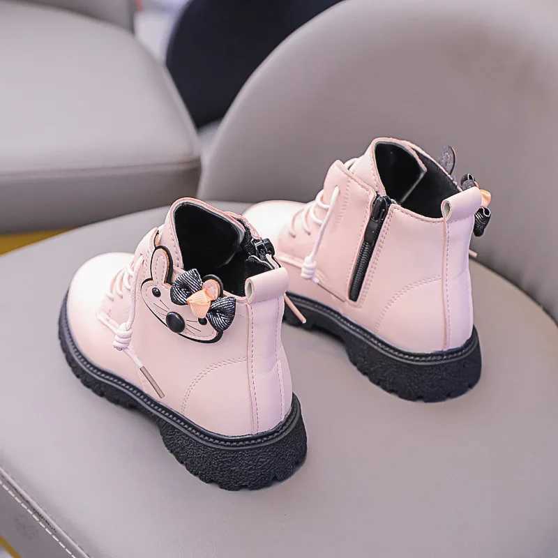 Boots Girls boots childrens short boots soft soled ankle boots princess boots childrens shoes girls winter shoes girls Botas Mujer Tenis H241018