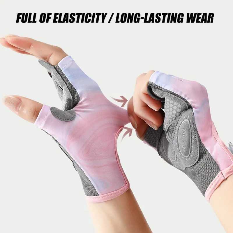 1 pair of lightweight sports gloves used for weightlifting cycling push ups training breathability and snobberyW241018