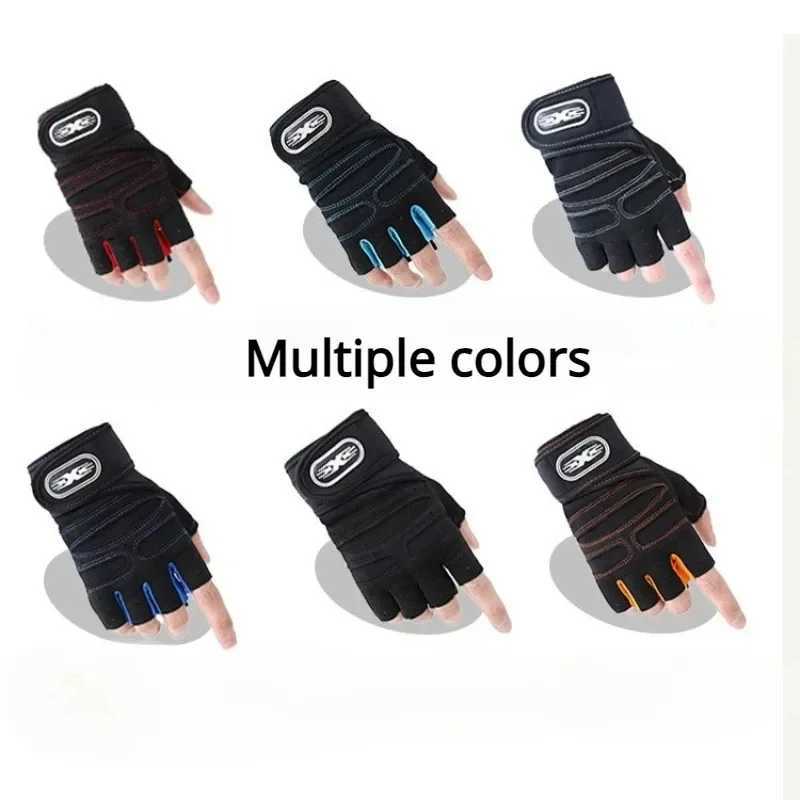 Mens womens knee pads outdoor sports cycling hiking training long knees finger glovesW241018