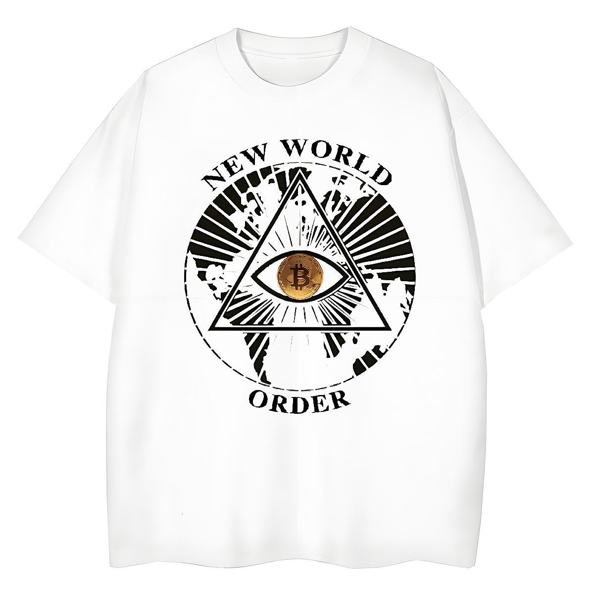 Fashion T-Shirts 230g Pure Cotton Crew Neck Outdoor eye of the devil Couples T Shirts Nice Cartoon Anime Tees Shirts