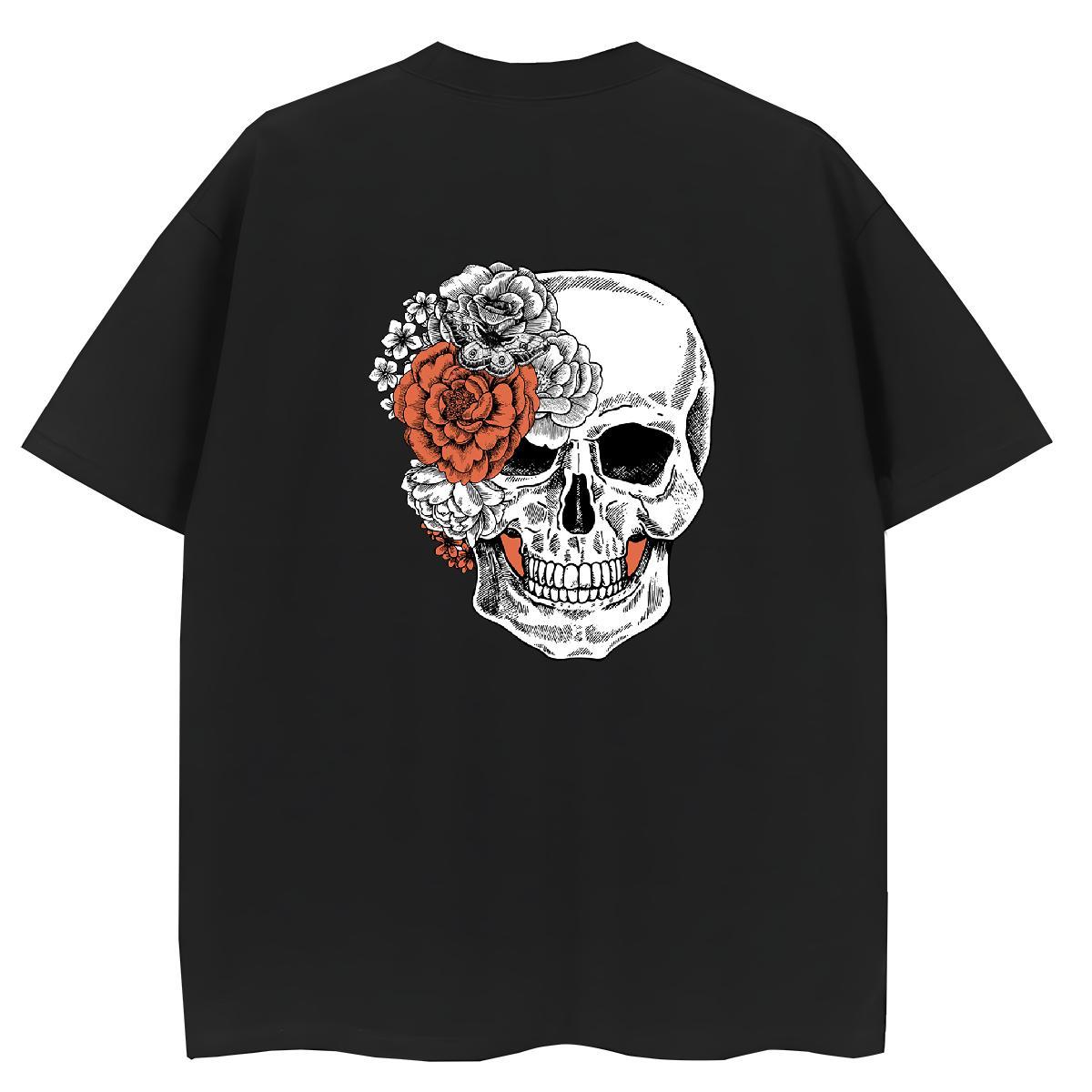 2024 DIY T-Shirts 230g Pure Cotton Comfortable Casual Beach flower Tshirt for Man Woman Unisex White Plus Size Tees Shirts