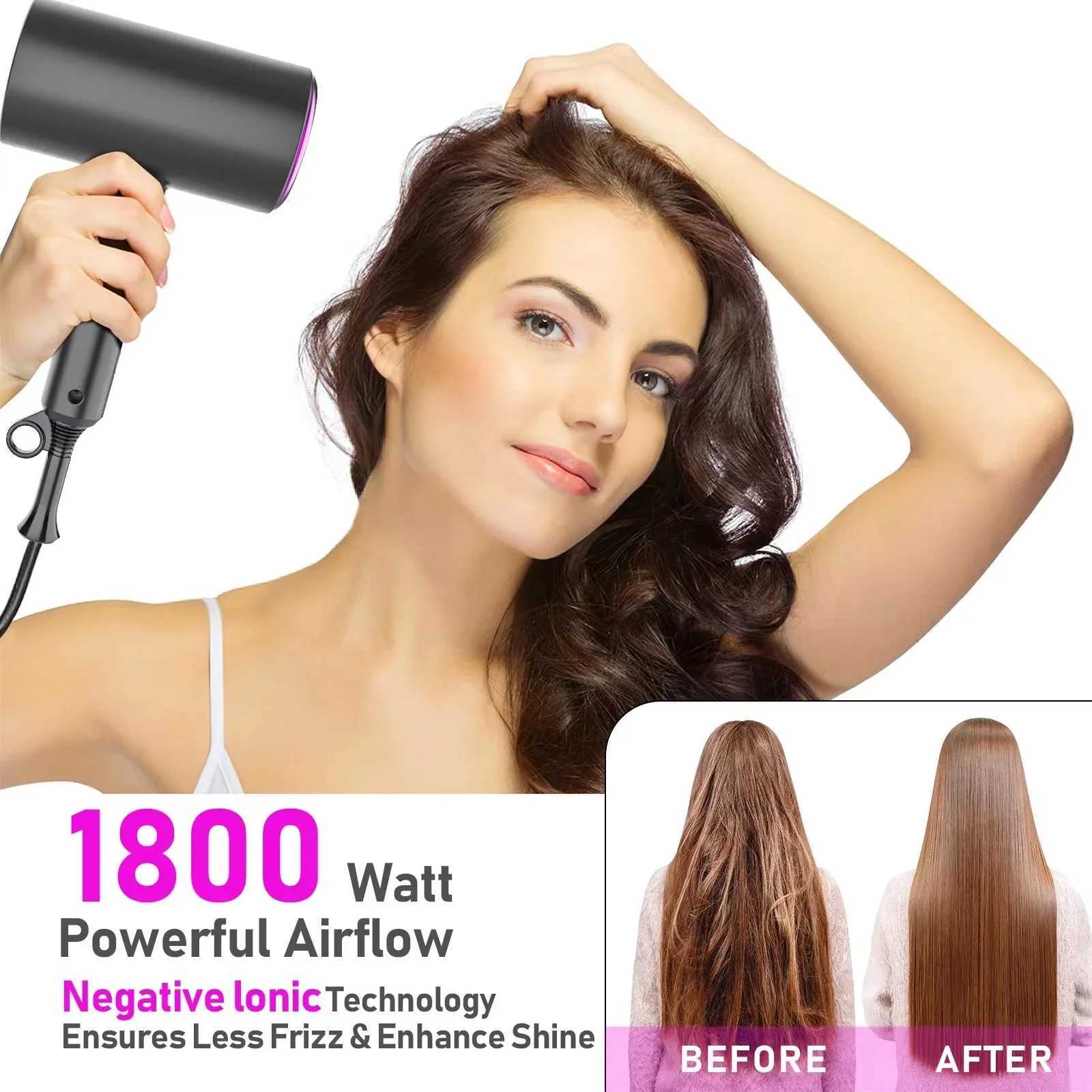 Upgraded new design luxurious and high-quality mini sales portable salon hair dryer professional foldable hair dryer with diffuser W241018