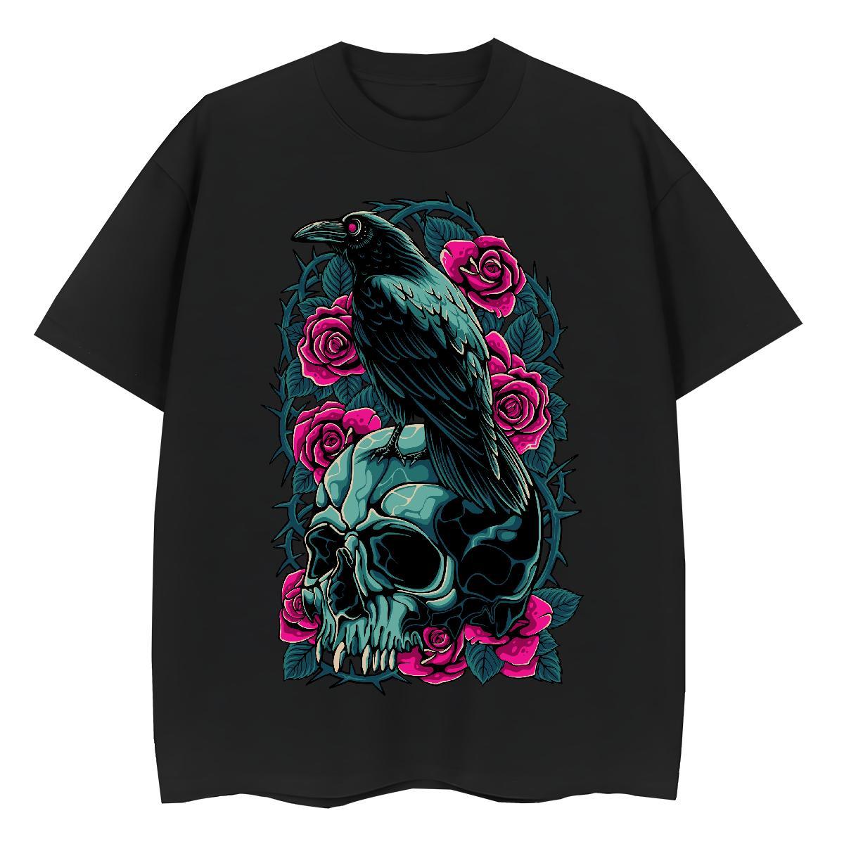 2024 Designer T Shirt For Woman 230g Pure Cotton O Neck Short Sleeves Outdoor skull Woman Tshirt Female Custom Printing Clothes Shirt