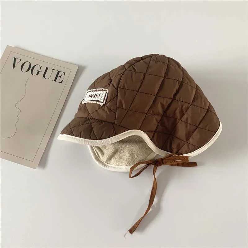 2024 Autumn Winter Baby Hat Childrens Warm Ear Caps For Boys Girls Korean Style Plush Warm Caps For Babies LX241018