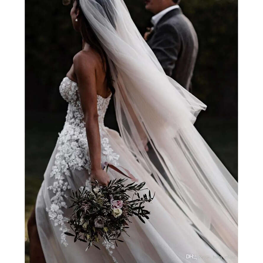 Design Boho New Country Dresses Plus Size D Ral Lace Sweetheart Appliques Tulle Bohemian Beach Wedding Dress Bride Gowns Custom ress