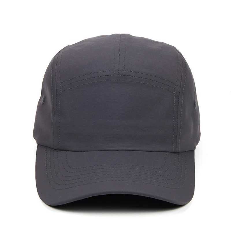 5 Panel Cap For Men Ultra-light Quick-drying Hat Waterproof Nylon 5 Panels Hats Camping Running Snapback Hiphop Big Size GorrasX241018