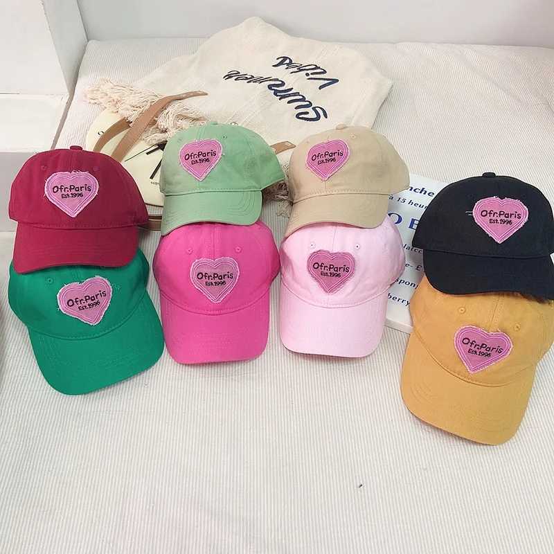 Baby Girl Boy Baseball Caps Summer Autumn Fashion Letter Embroidery Kids Hats Adjustable Casual Caps Outdoor Visor Hats LX241018