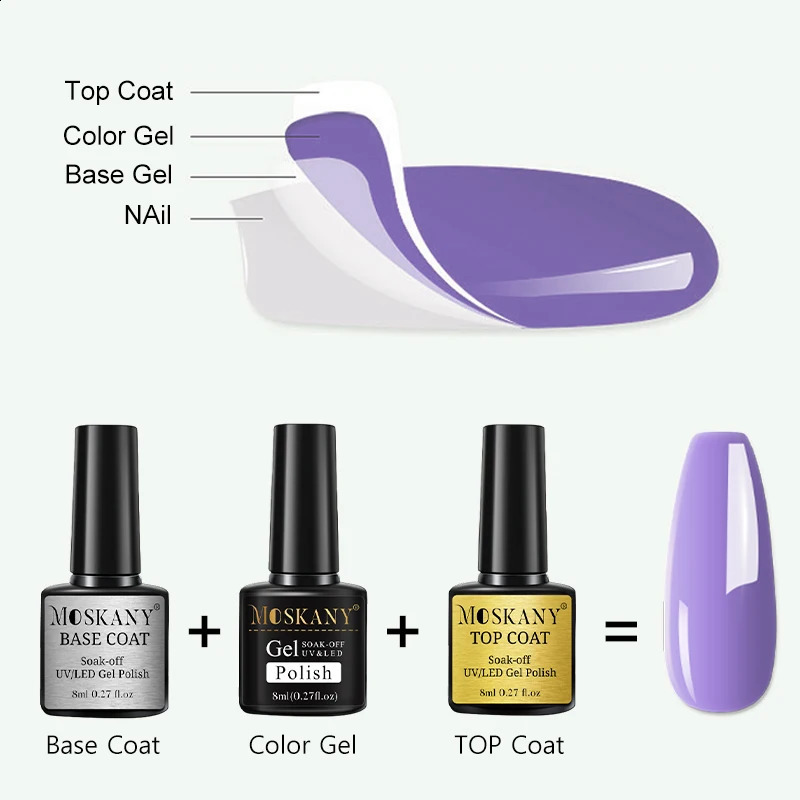 Manicure Set Nail Polish Set For Semi Permanent Polish Nail Art With MIni LED Lamp And Magic Mirror Powder Tools Kit 241017