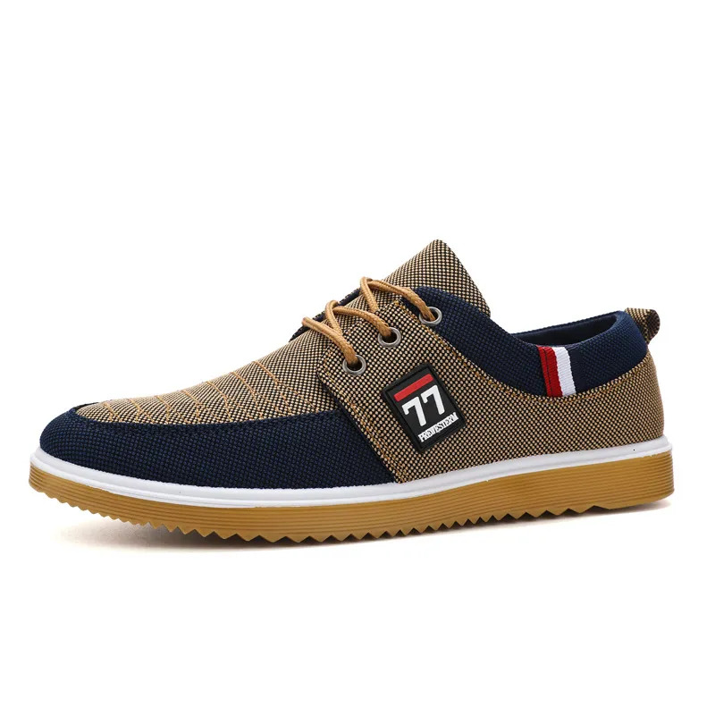 New Men S Canvas Lightweight Sports Casual Mesh Breathable Vulcanized Shoes For Classic Fashion Lace Up Work Shoe Ddmythur