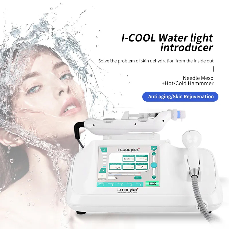 Integrate Skin Care Mesogun Essence Aqua Injector for Skin Rejuvenation Face Hydrating Non-invasive Anti-aging Skin Whitening Mesotherapy Device with 