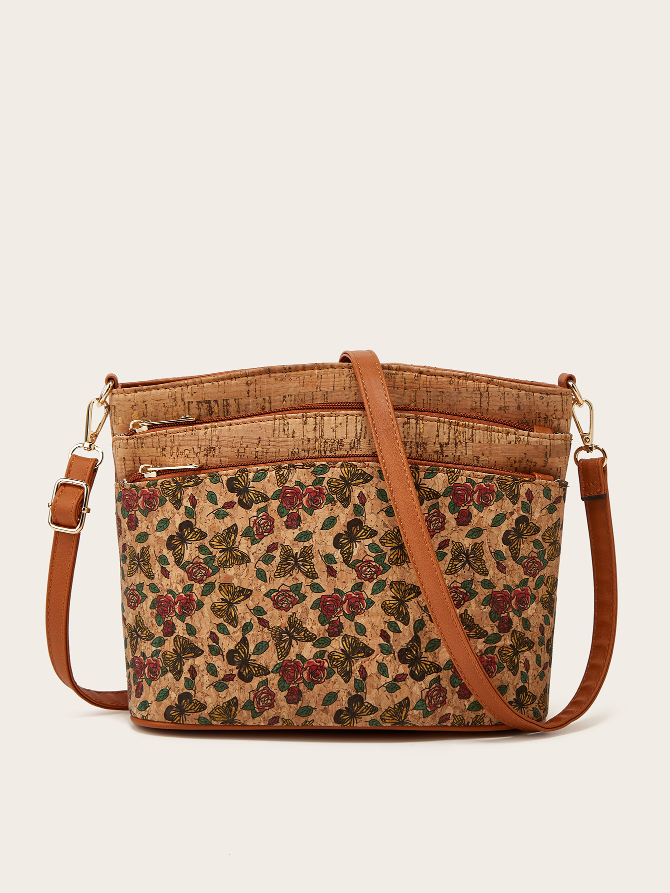 New casual and fashionable women's ethnic style single shoulder crossbody personalized leisure tree leather bag #36 ddmymoon