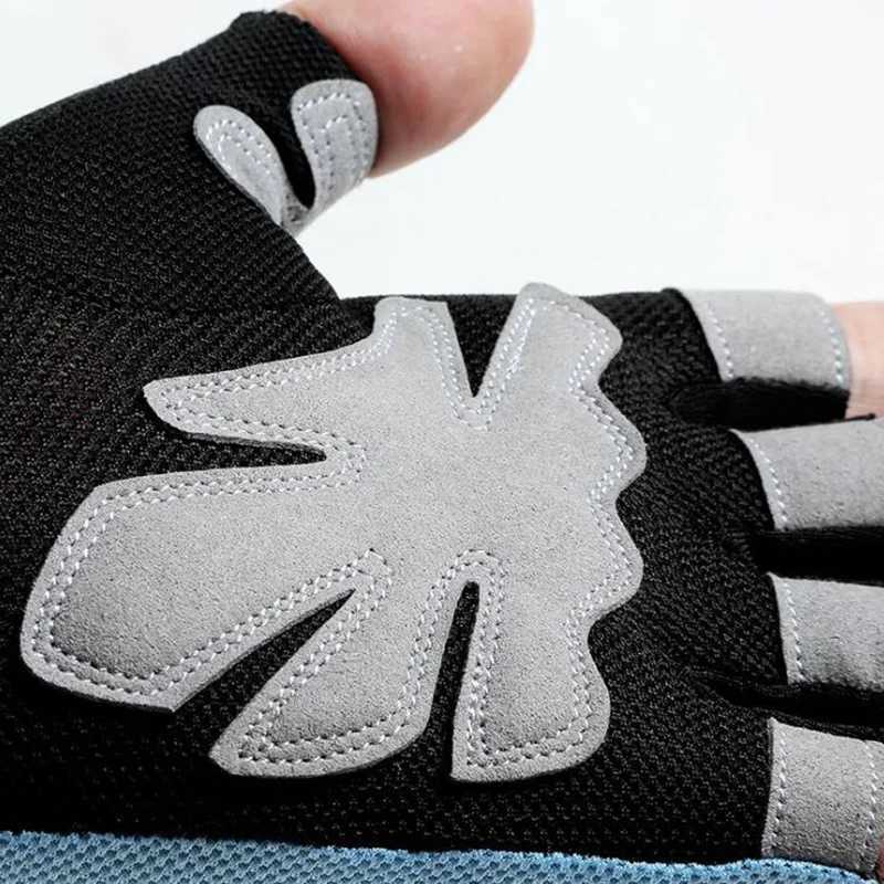 Half finger outdoor sports gloves mens and womens cycling gloves Luvas Guantes protective gloves suitable for climbing finger gloves S1W241018