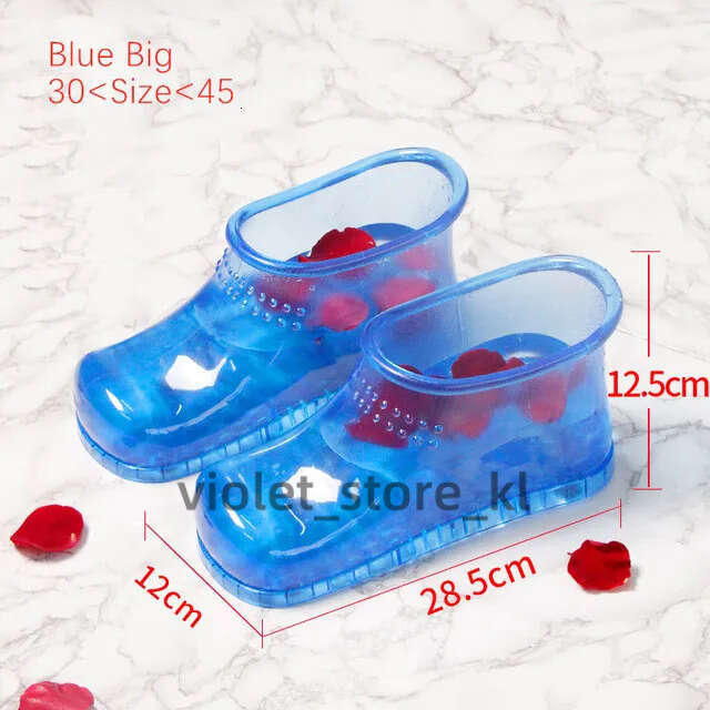 Home Women Soaking Feet Shoes Portable Foot Bath Massage Healthy Shoes Slip-On Indoor Feet Care Relax Body Couples Shoes 7E5