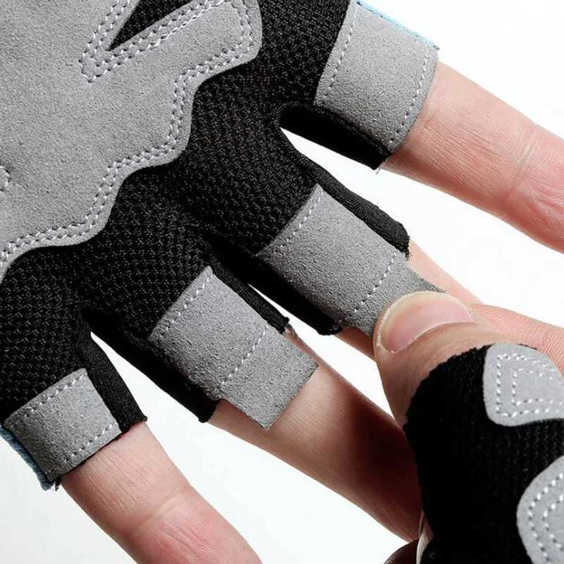 Half finger outdoor sports gloves mens and womens cycling gloves Luvas Guantes protective gloves suitable for climbing finger gloves S1W241018