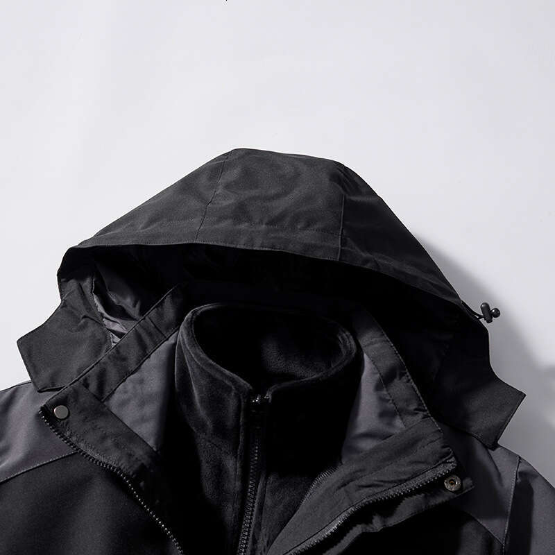 Outdoor Waterproof Suits Men's Women's Two-Pieces Sets 3 In 1 Thick Warm Coats Camping Windbreaker Winter Coat Hiking Windproof