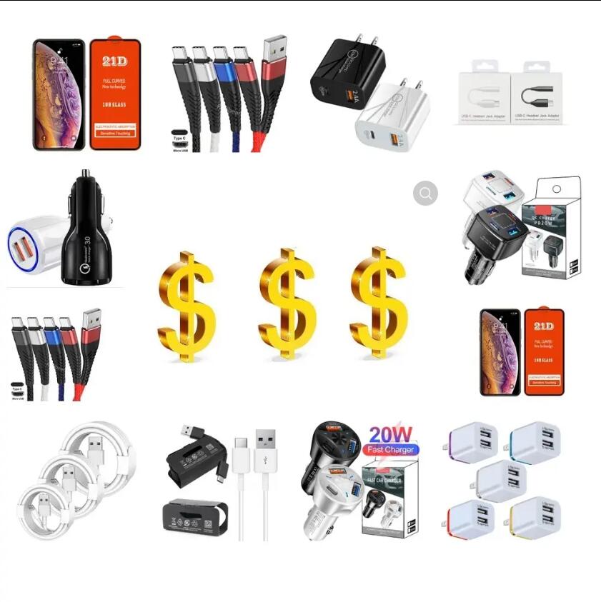 Wholesale USB C Type C micro USB cables and EU/US USB Chargers For Samsung Huawei Smart Phone good quality good priceBest Customer Order Easy Link