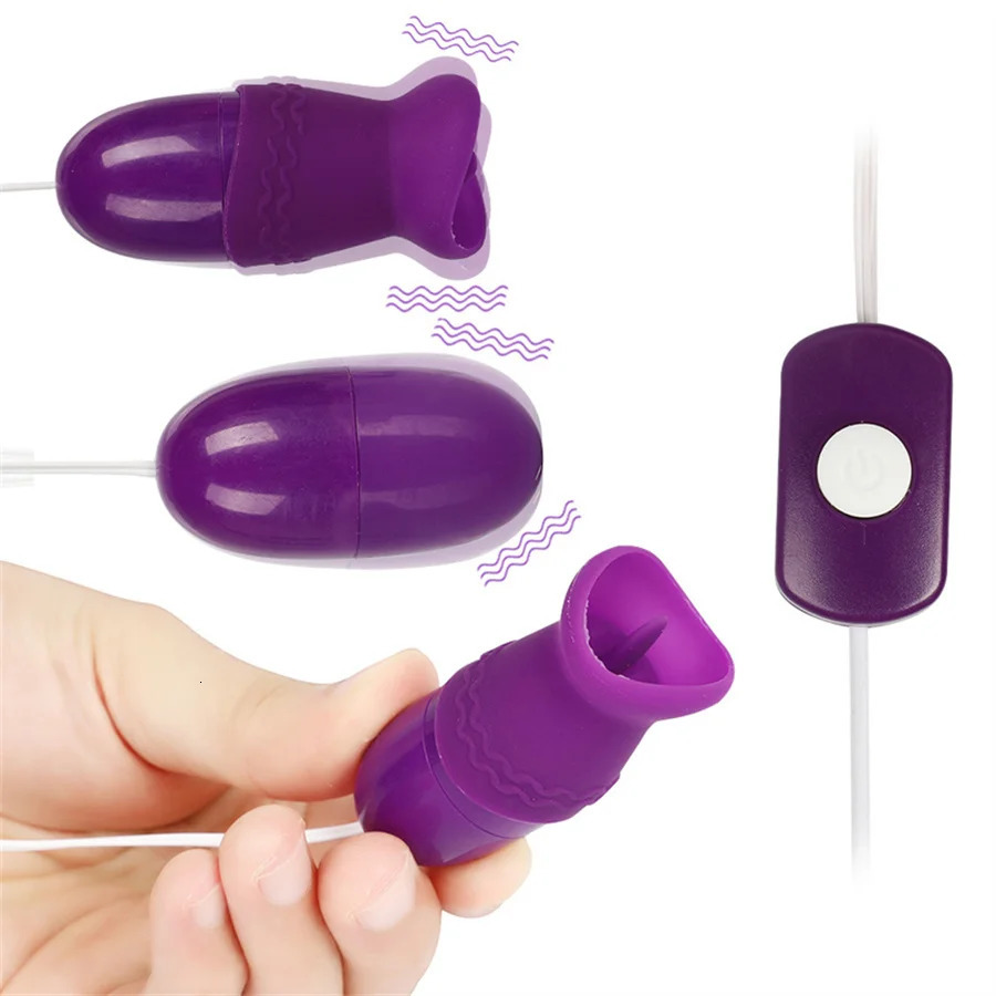 Tongue oral licking vibrator jumping egg USB vibrating GSpot vaginal massage clitoral stimulator masturbation toy 241009