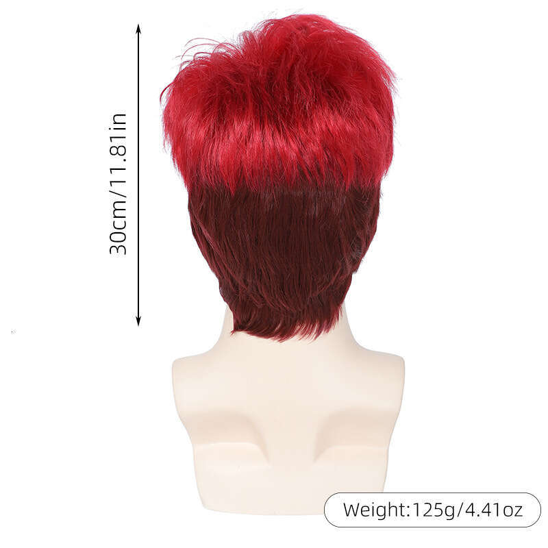 New High Temperature Silk Fluffy Short Roll Wig Cover