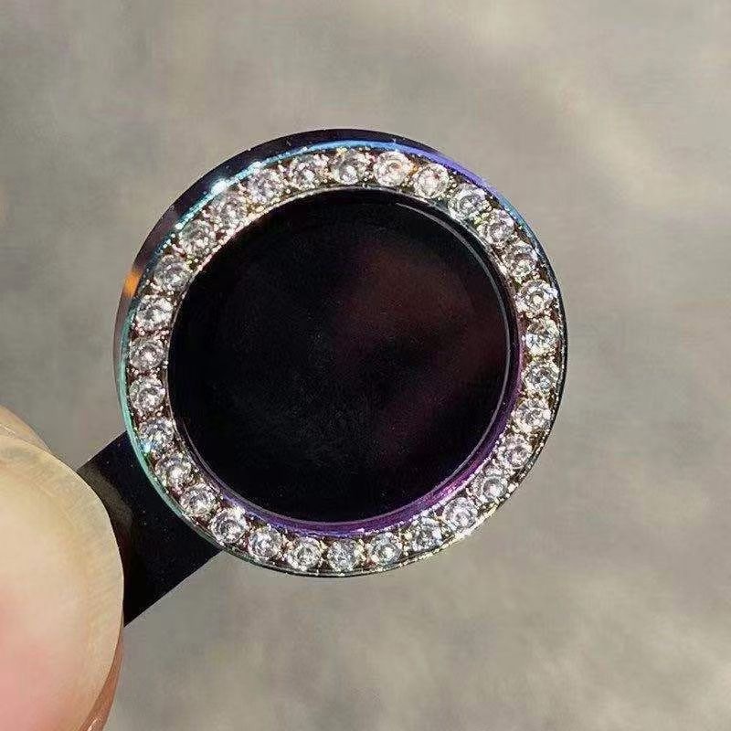 Luxury Rhinestone Bling Glitter Ring Diamond Eagle Eye Hawkeye Camera Lens Glass Protector For iPhone 17 Air 16 15 14 13 12 11 Pro Max Mini With Retai