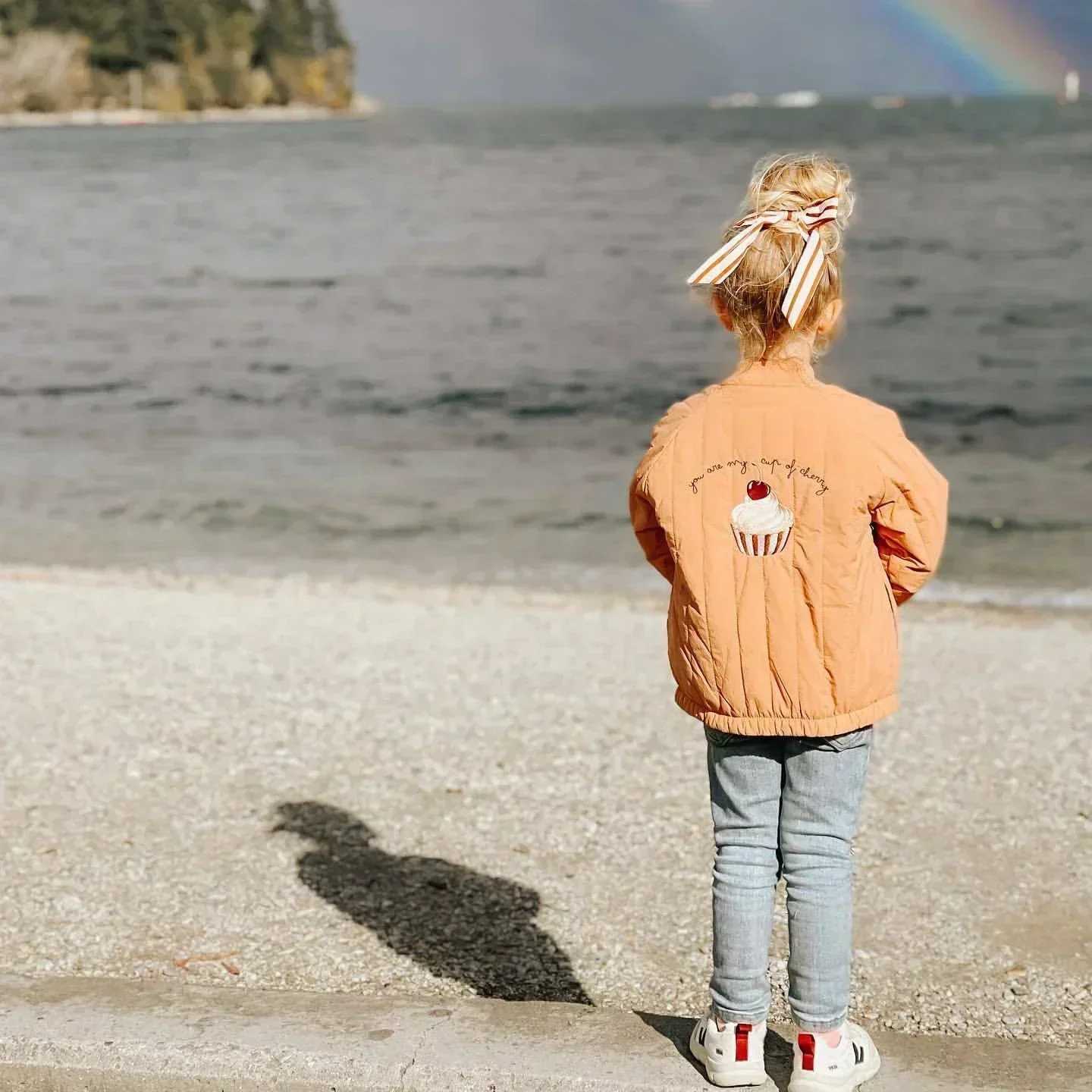 Brand KS Childrens Lambsworth Jacket Coat Autumn Winter Baby Boys Cotton Jacket Preschool Girls Flight Set Jacket Childrens Clothing M241018
