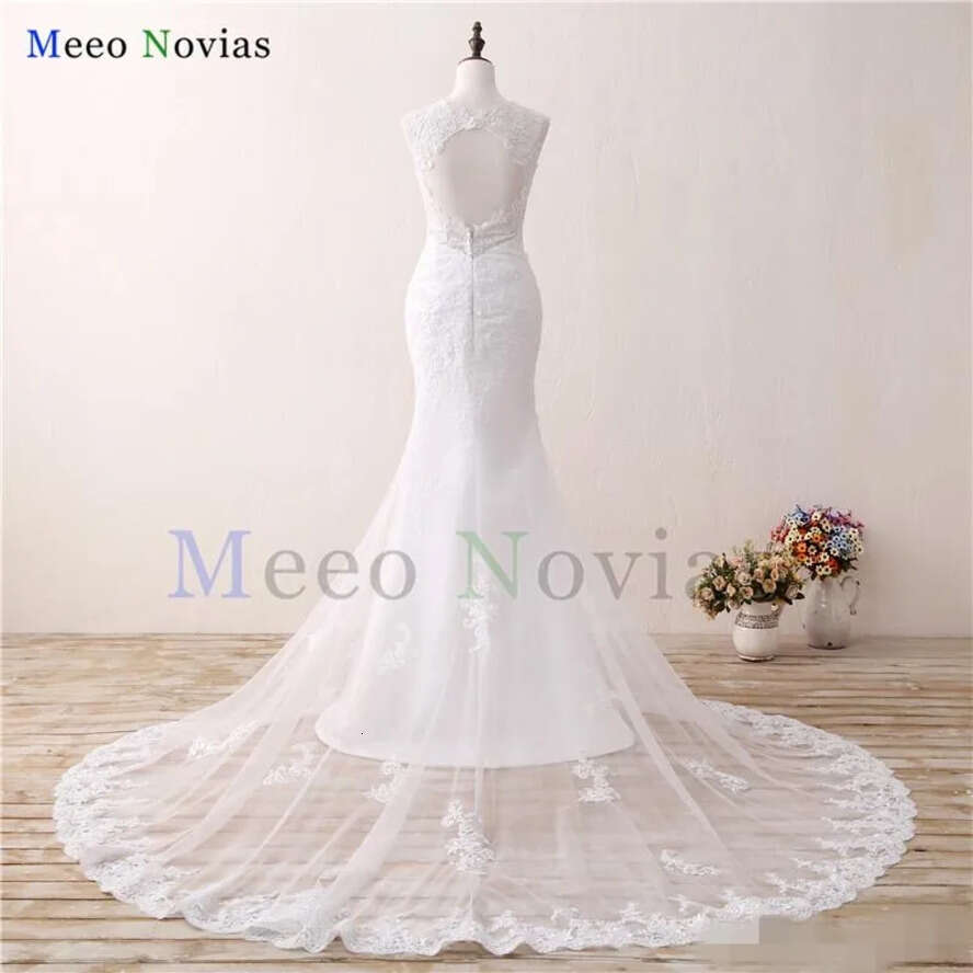 Backless Mermaid Dresses Newest Lace Applique Sweetheart Necke With Straps Hollow Back Custom Made Wedding Bridal Gowns