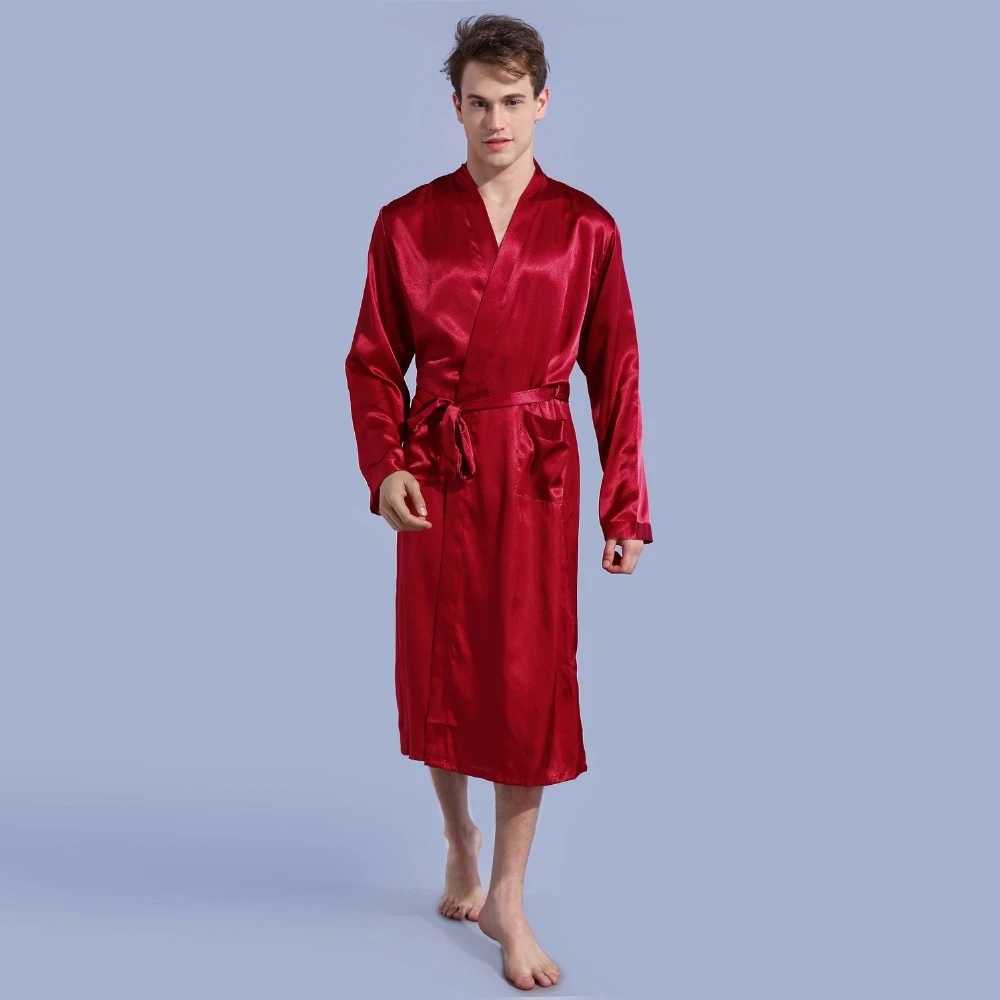 Groom Robe Emulation Silk Soft Home Bathrobe Nightgown For Men Kimono Customized Name and Date Personalized for Wedding PartyXJ241018