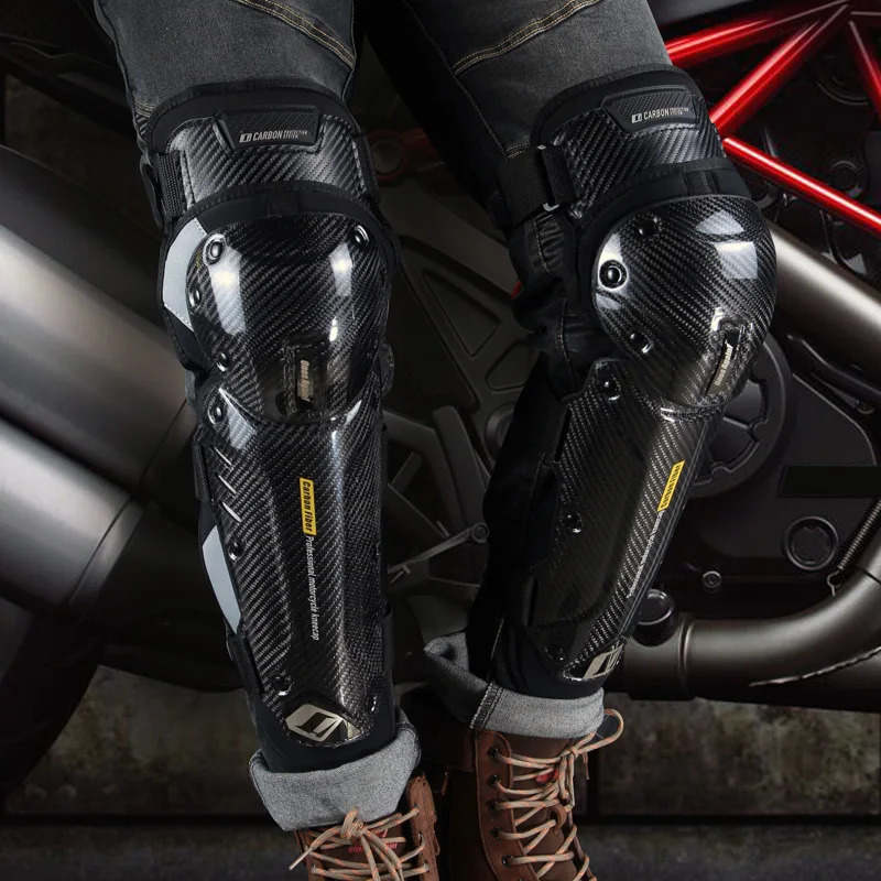 Ones again Carbon fiber motorcycle Knee and elbow pads Motocross Protector Pads Unique MTB knee protector Women with knee 241017