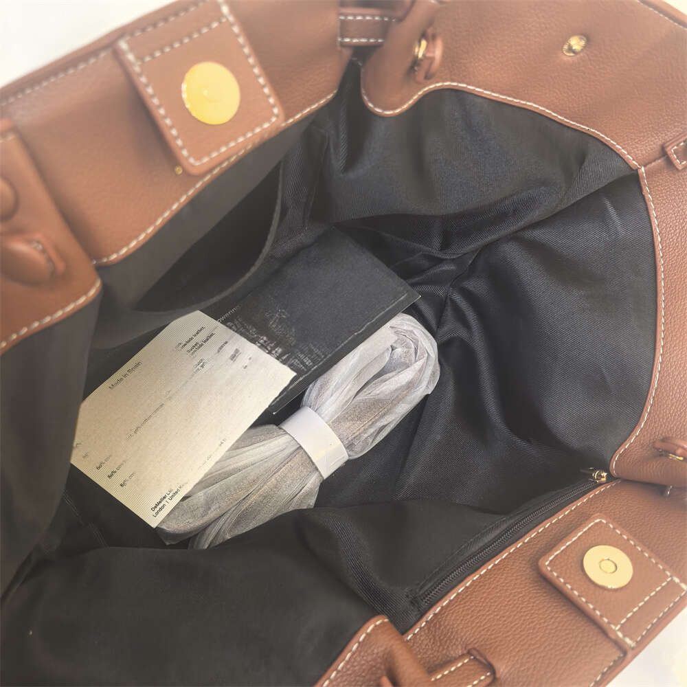 French Niche Brand Remakes 1:1 New Wing High-End Leather Tote Bag, Single Shoulder Diagonal Cross Handbag, Women's Bag