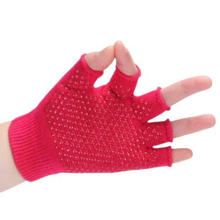 Non slip yoga gloves half finger open yoga gloves sweat free and wear-resistant bicycle glovesW241018222