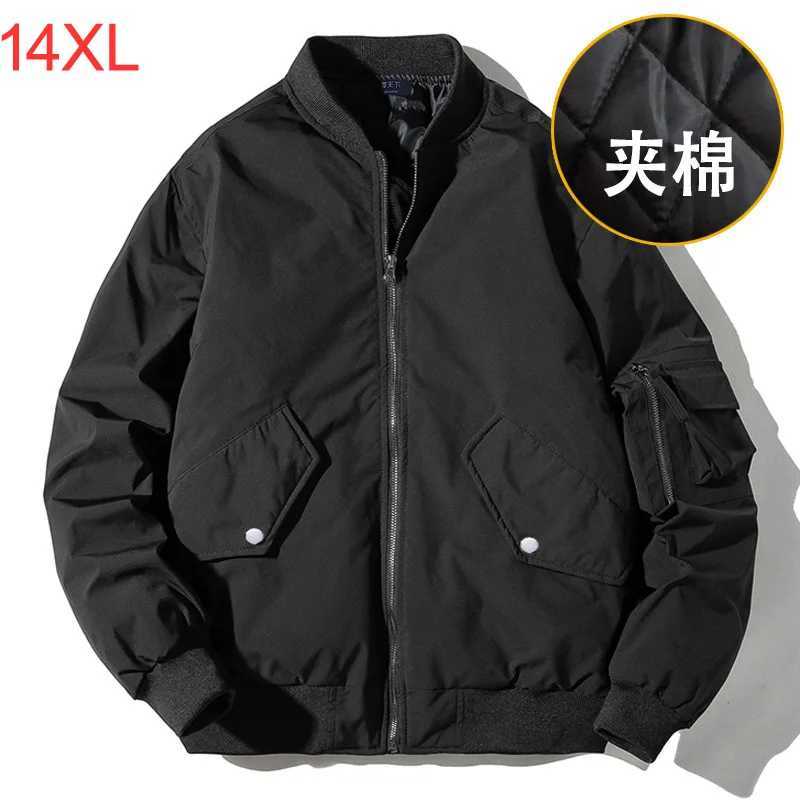 Mens Autumn Winter Plus Size Extra Large Trendy Loose Padded Jacket Cotton Jacket 12XL 14XL 13XL 11XL 9XL winter coat LX241018
