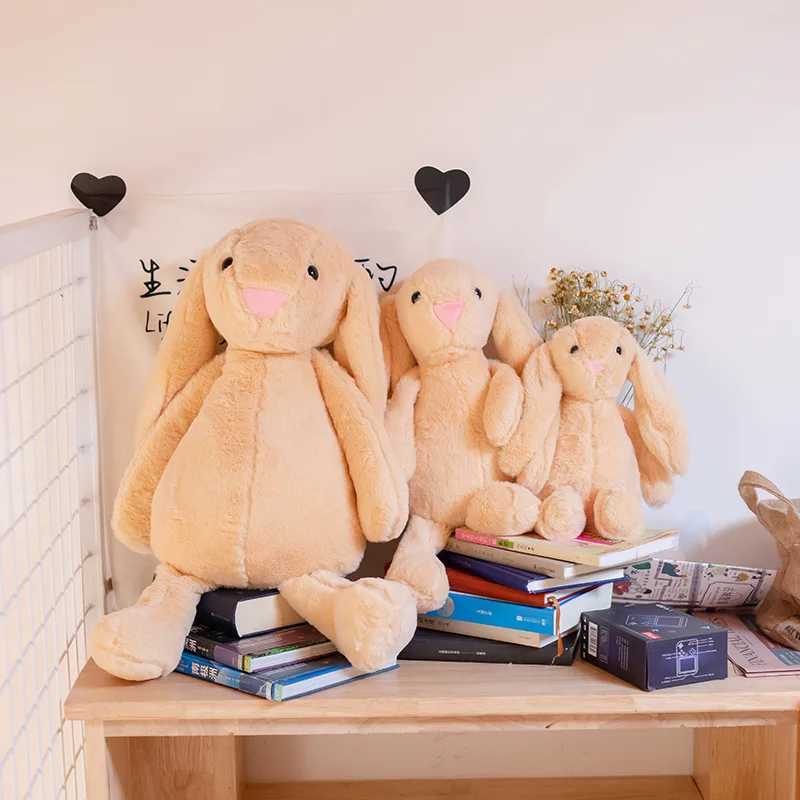 1/2PCS Plush Rabbit Doll Childrens Sleep Soothing Doll Rabbit Doll Shy Pink Rabbit Doll Childrens Gift Bedroom Plush Decoration Y241018