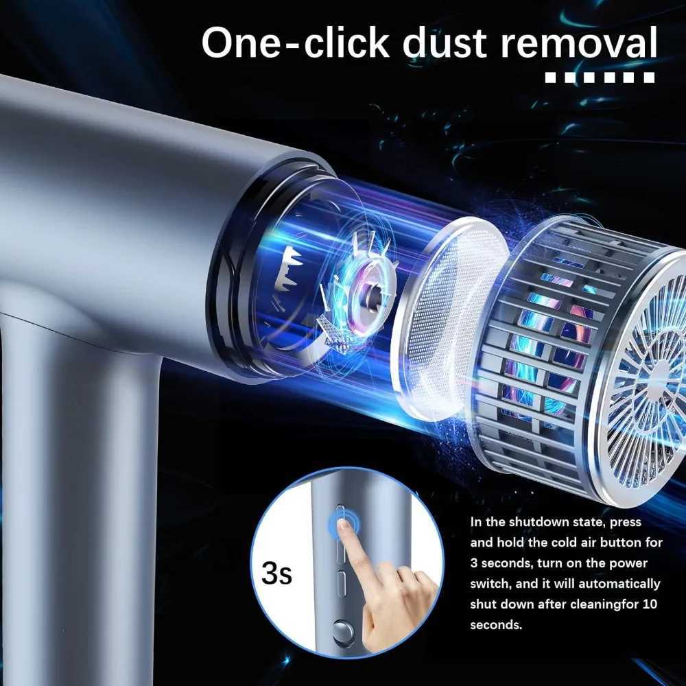 Hair dryer professional brushless motor ion hair dryer with diffuser magnetic nozzle 0.83 pounds 2000W 60dB W241018