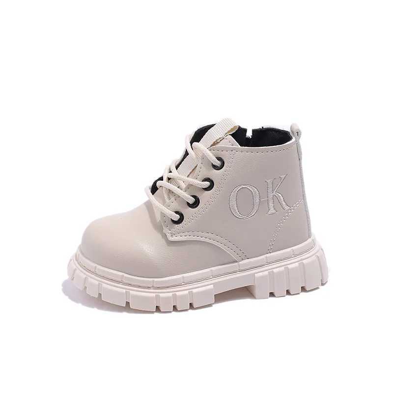 Boots 2023 Boots for Kids Girls Embroidery Britain Style Classic Cool Toddler Boots for Boys Children Fashion Casual Ankle Boot Spring H241018