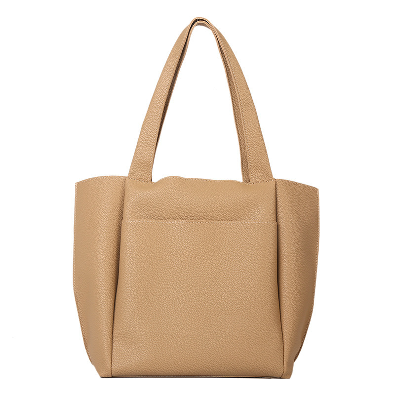 Leisure large capacity shoulder 2024 new trendy Korean version simple hand-held women's tote bag for women #29 c1f5b