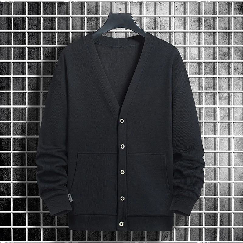 Sweater Cardigan Men Plus Size 50190kg Knitted Tops 9XL 8XL Autumn Winter Solid Color Long Sleeve Sweaters Big Clothing 241018