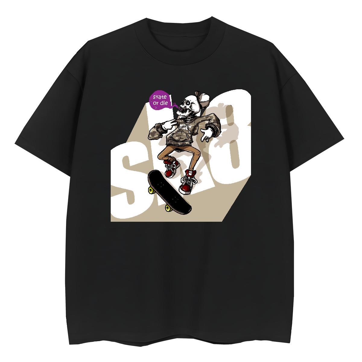 Classic Women T Shirts 230g Cotton Short sleeve Soft Beach skateboarding Women Tshirts Designer DIY Printed Clothes Shirt