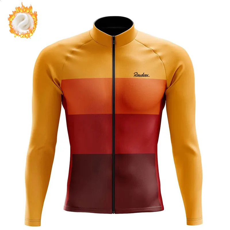 Winter Bicycle Jacket Mens Winter Wool Bicycle Top Outdoor Mountain Bike Long Sleeve Bicycle Shirt 241018