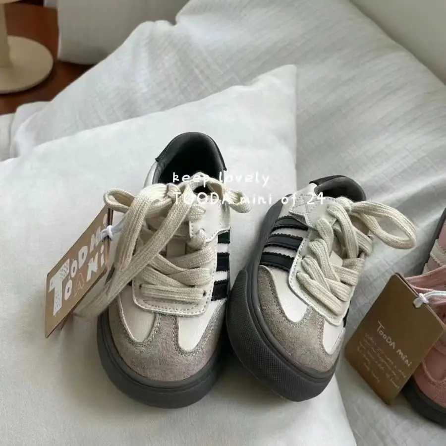 Sneakers Boys and girls canvas shoes ldren school performance shoes ldren baby ldren biscuit bottom breathable childrens fashion shoes J241015