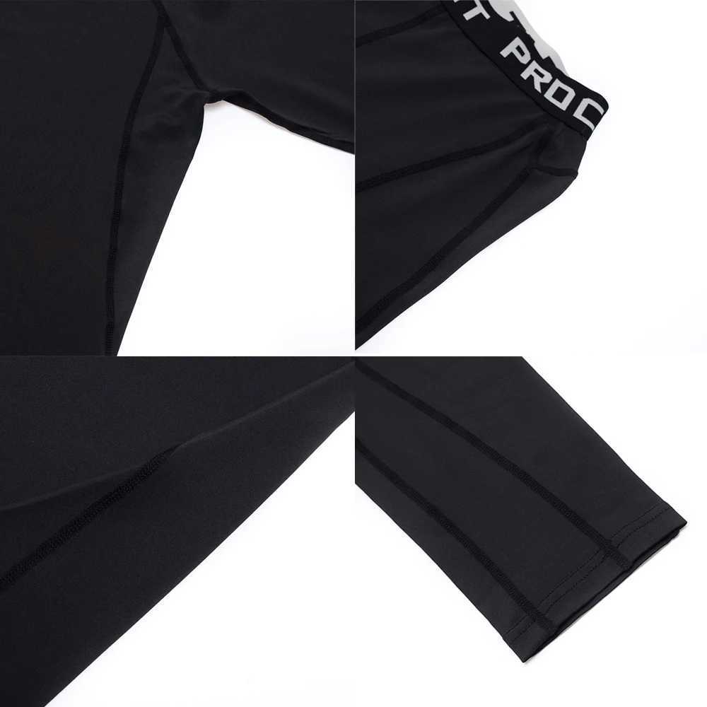 Men's Thermal Underwear Thermal Underwear Mens Jogging Compression Long Slve Shirts+Leggings Sports Sets Bodybuilding Track Suit Rashgard Y241018