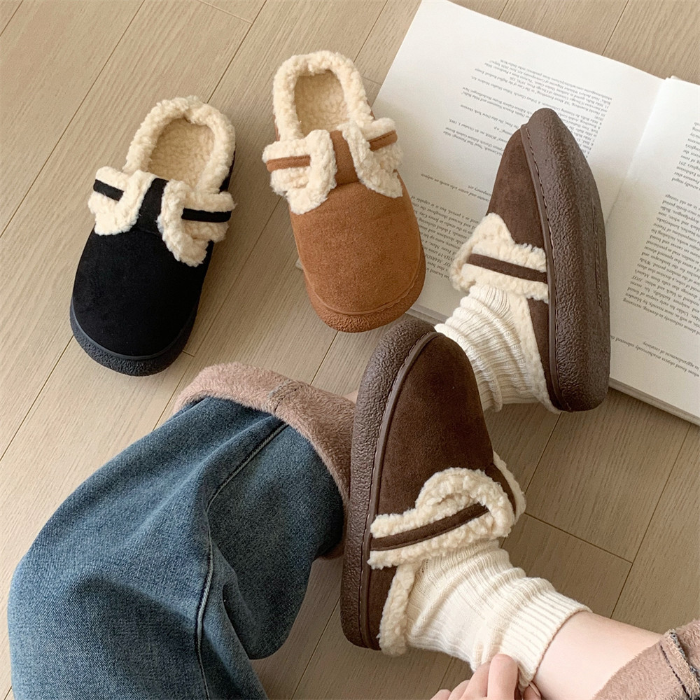 2024 New Designer Fashionable Retro Style Plush Boken Autumn Winter Outdoor Warm And Comfortable Indoor Soft Soled Women's Shoes Free Shipping