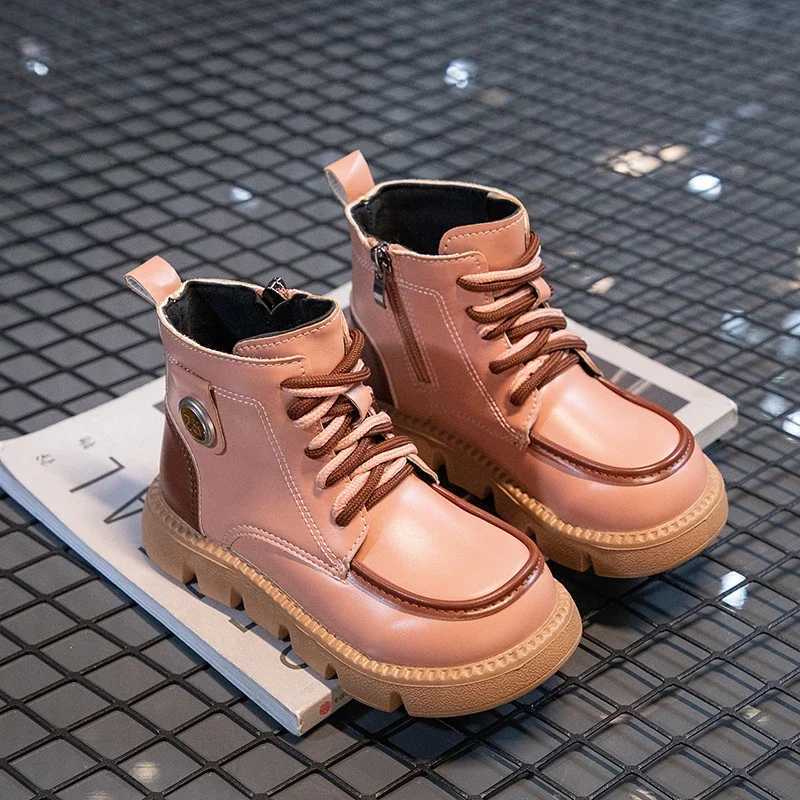 Boots Children Short Boots Spring and Autumn New Color Matching Kids Boys and Girls Ankle Boots Dropshipping 2023 Non-slip Breatheable H241018