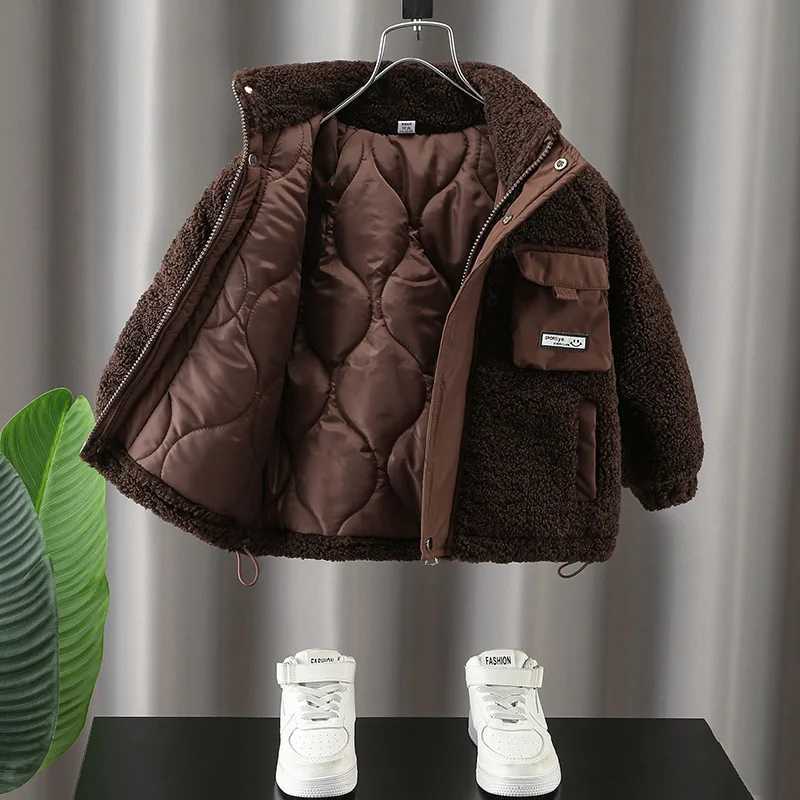 Boys outerwear jacket windproof jacket soft winter autumn cotton high-quality Christmas gift childrens clothing M241018