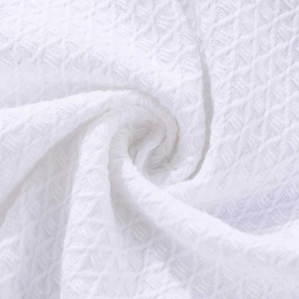 100% Cotton Waffle Bathrobe Men Women Sleepwear Couple Spring Summer Long Bride Bathrobe Sleep Lounge Robe Kimono Nightwear GownXJ241018