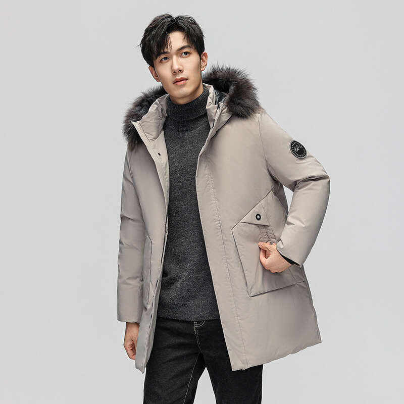 Hooded Cotton Large Fashion Thickened Loose Men's Parkas Coat New Long Casual Thick Warm Jacket