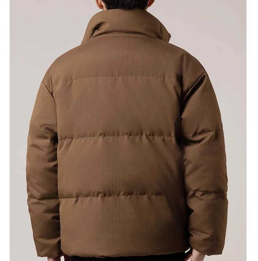 Winter short down jacket mens stand up collar thickened warm jacket LX241018