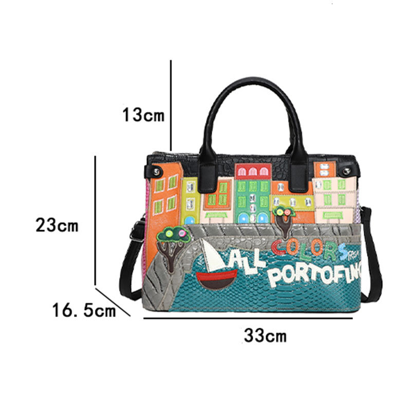 Women Fashion Top-Handle For Woman Designer Ladies Shoulder Bag High Quality Handbag PU Leather Crossbody Messenger Tote
