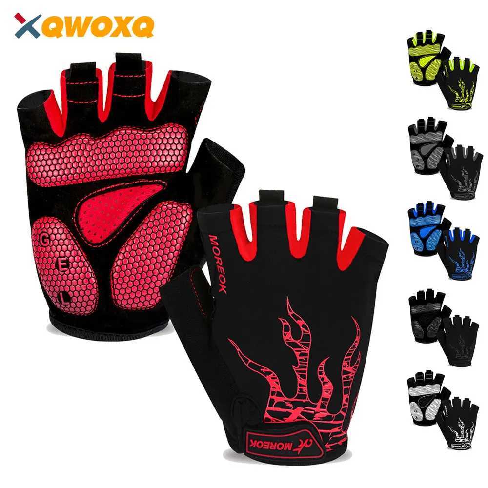 Bike gloves Breathable Bicyc gloves 5MM gel pad mountain bike gloves anti-skid road MTB bicycle sports glovesW241018