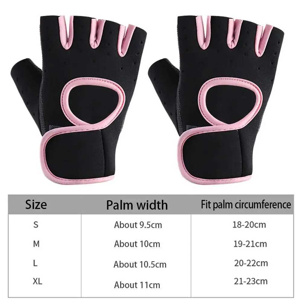 Weight lifting gloves Half finger breathable non slip gel pad fitness training dumbbell gloves Womens fitness glovesW241018