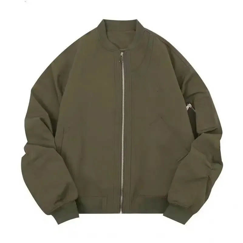 American Style Highend Feelbomber Jacket For Men Loosefit Casual Fashion Cityboy Workwear Top Baseball 241018