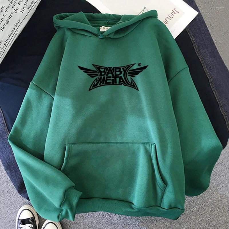 Mens Hoodies BABYMETAL Mental Fashion Men Streetwear Casual Long Sleeve Hooded Pullovers Hip Hop Winter Unisex Hoodie Sudaderas Boys